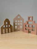 3 STACKING HOUSE BLOCKS