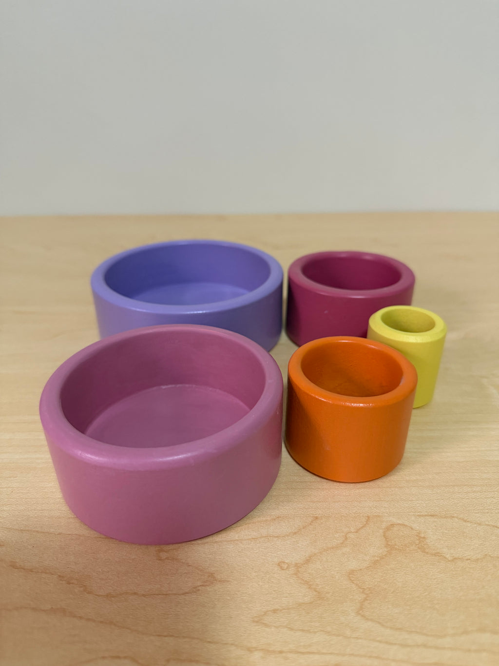 Wood Nesting Bowls