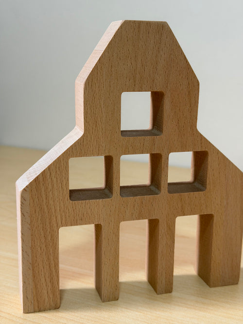 3 STACKING HOUSE BLOCKS