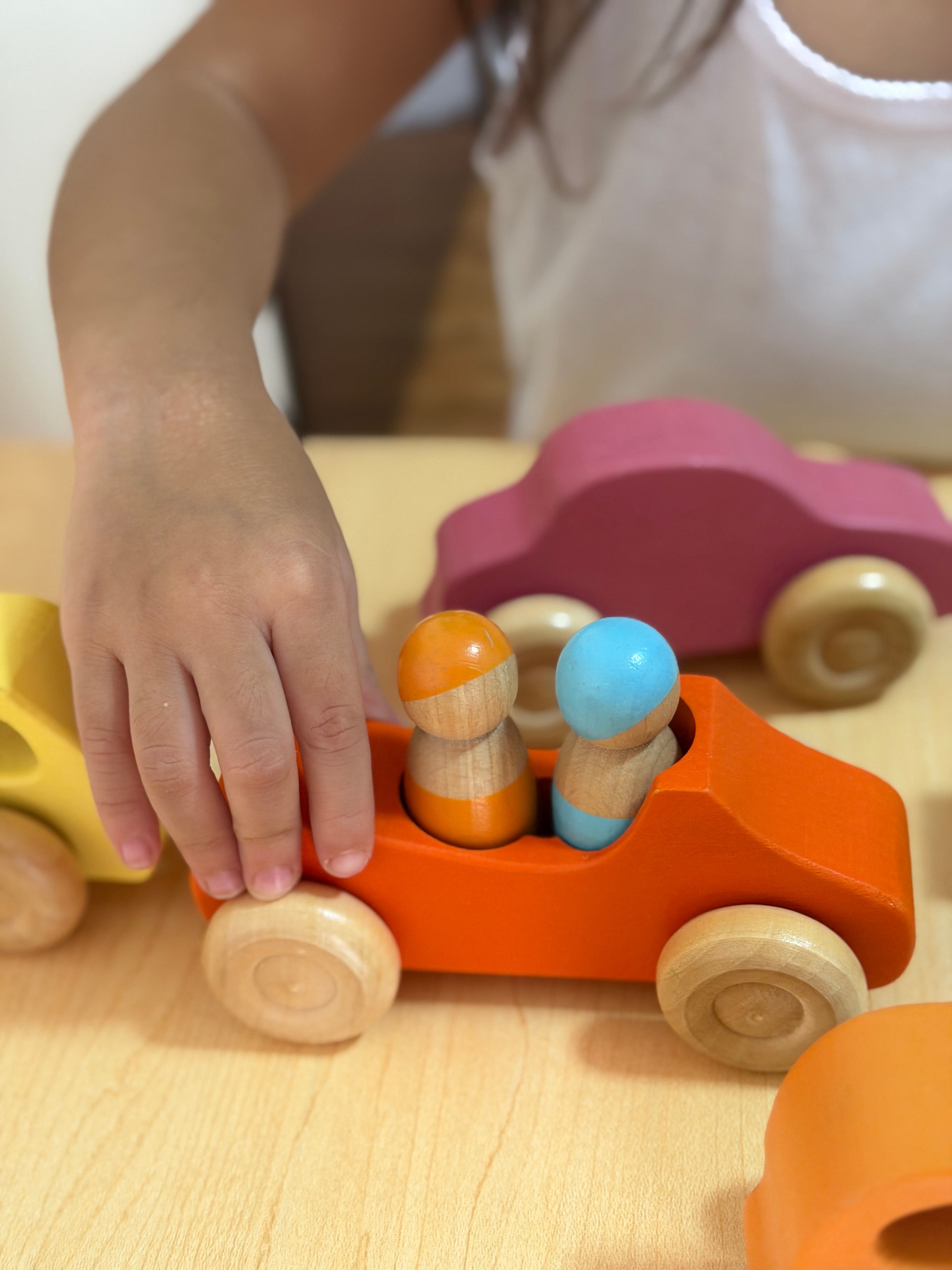 WOODEN CAR SET