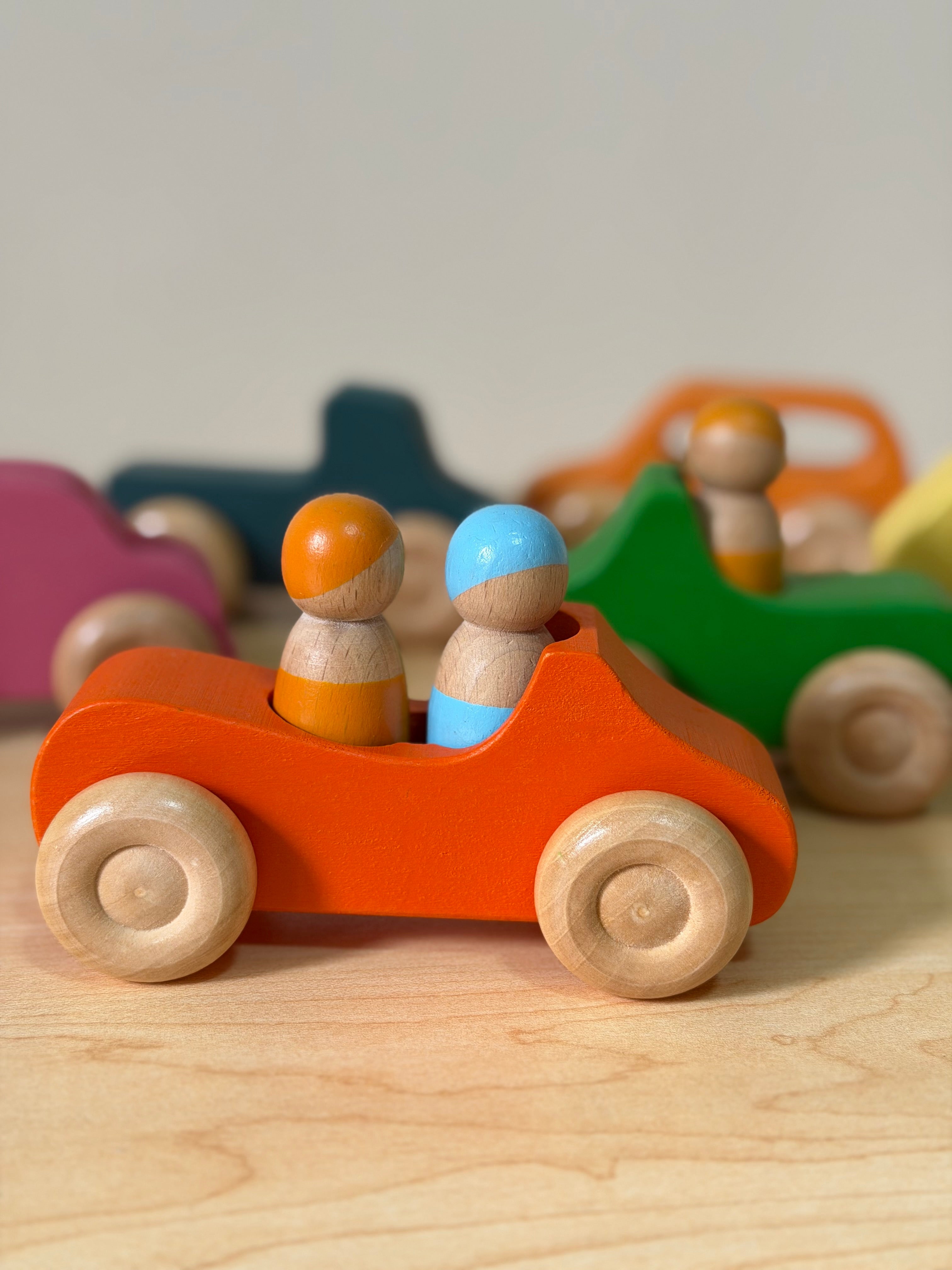 WOODEN CAR SET