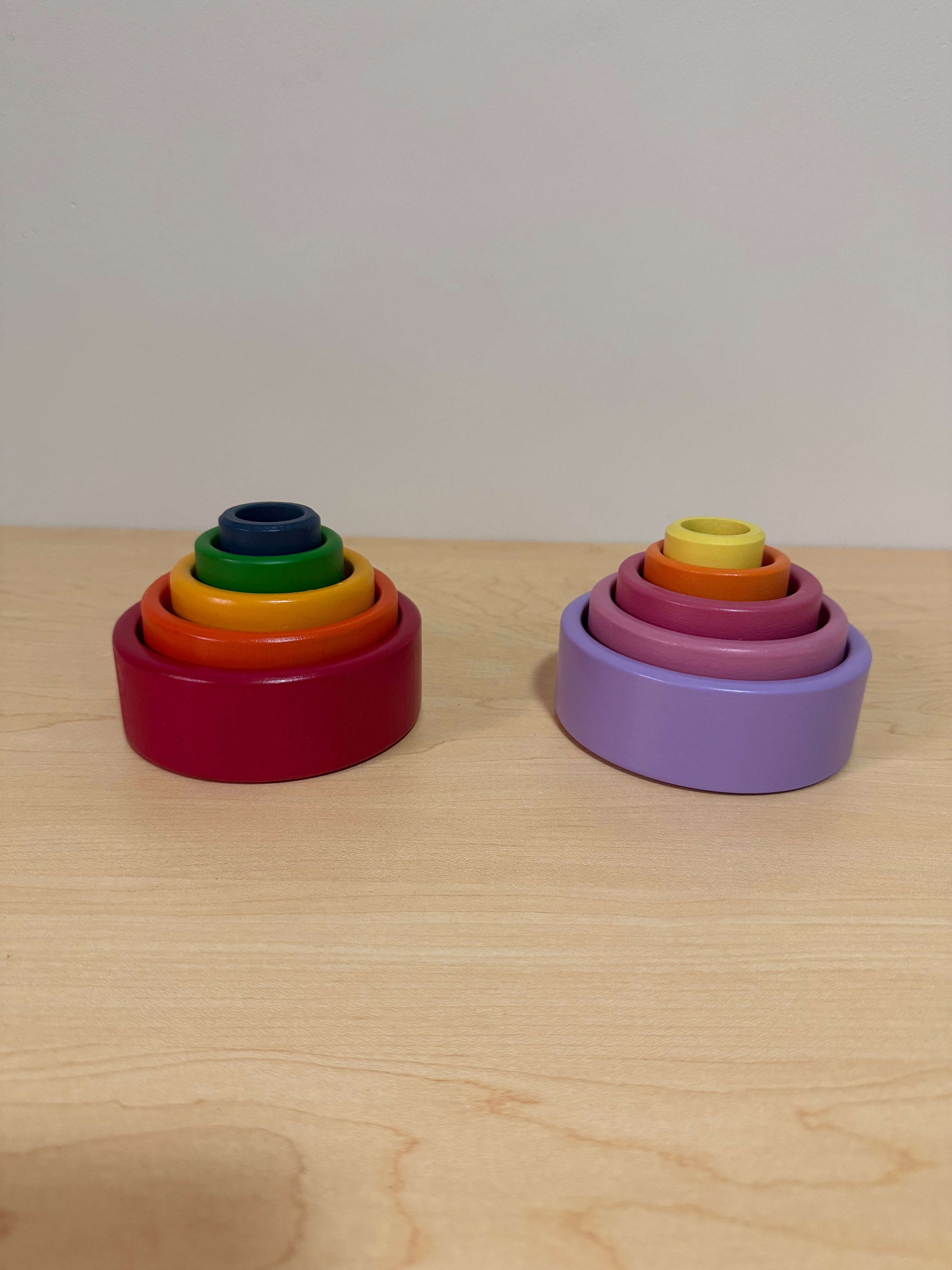 Wood Nesting Bowls