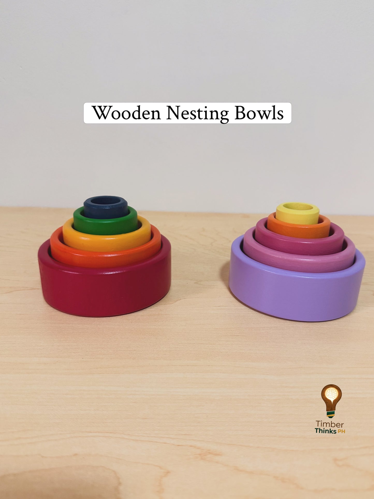 Wood Nesting Bowls