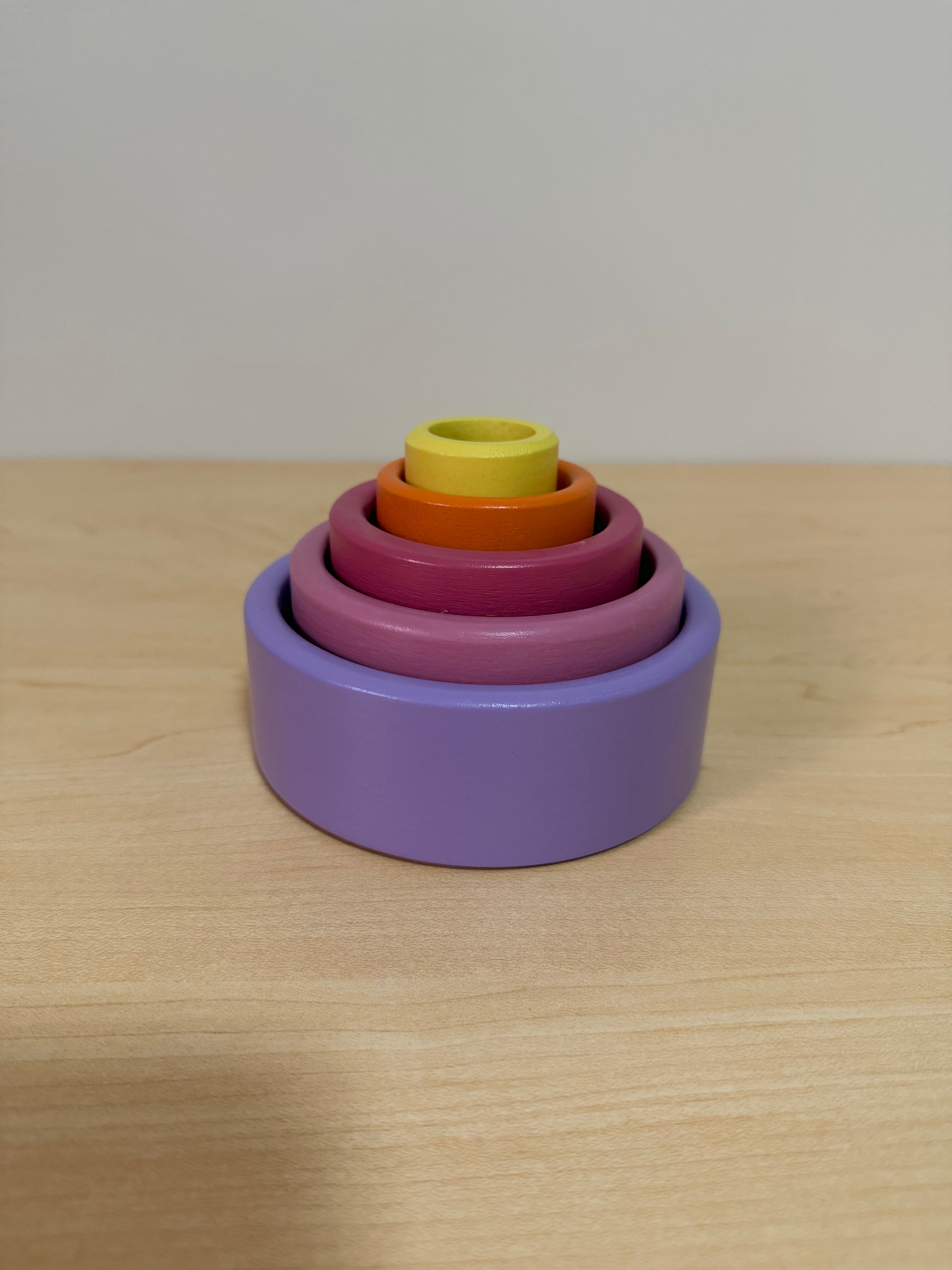 Wood Nesting Bowls