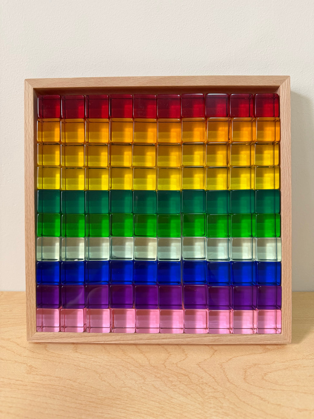 100 PCS LUCITE CUBES