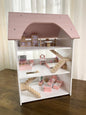PINK WOODEN DOLL HOUSE